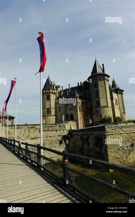 Chateau De Saumur Flag France Hi Res Stock Photography And Images Alamy