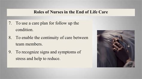 Emergency And Critical Care Nursing Roles Of Nurses In The End Of Life