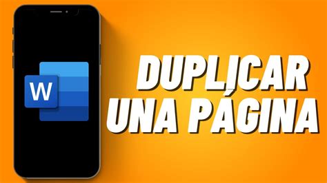 Cómo duplicar una página en Word YouTube