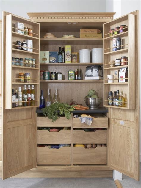 Beautiful And Functional Free Standing Kitchen Larder Units That