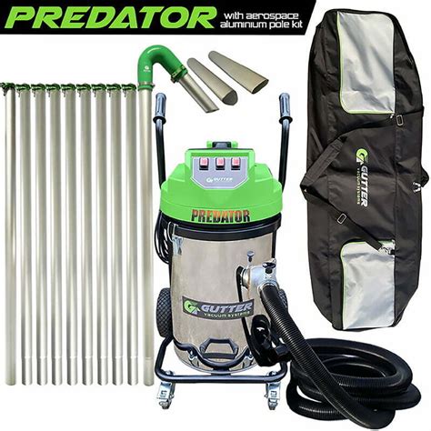 Predator With Stainless Steel Drum Gutter Vacuum Systems