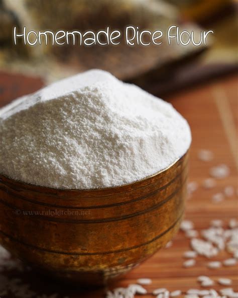 How to make rice flour at home | Homemade rice flour - Raks Kitchen