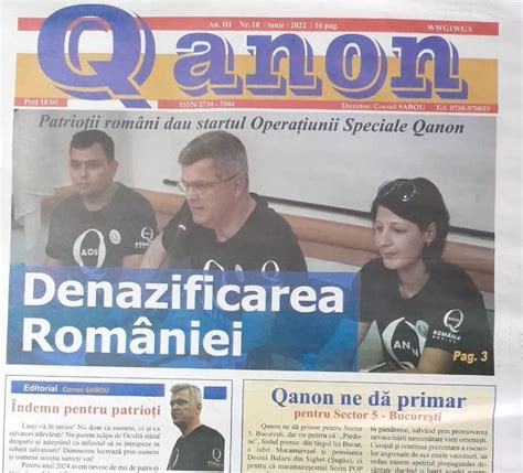 Qanon Rom Nia I A F Cut Partid Vrem S Prelu M Total Puterea Cine