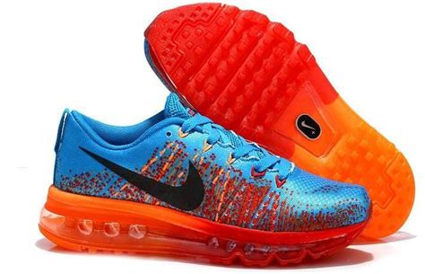 Nike Air Max 2014 Flyknit Orange Black Blue Nike Adidas Volvemos A Caer