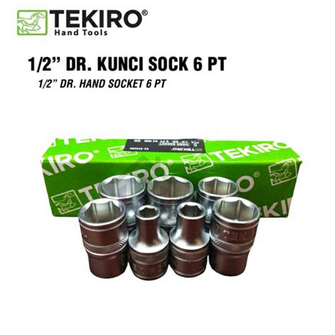 Jual Tekiro Mata Sok 1 2 Inch 6PT Kunci Sok Hand Socket Ukuran 8 10