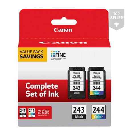 Genuine Canon Ink Cartridges Pg 243 And Cl 244 Bulk Package Mg2522