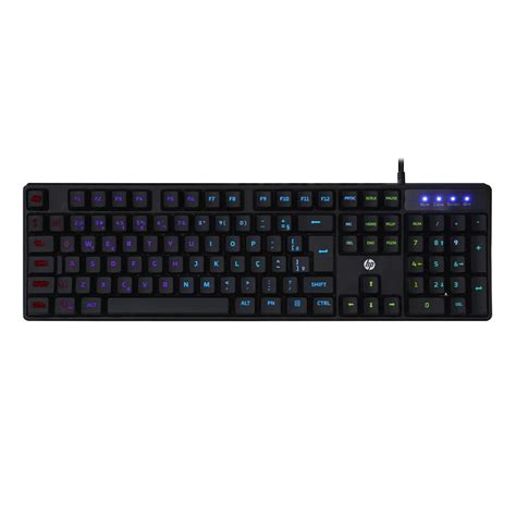 Teclado HP Gamer USB Membrana LED K300 Comtek Tecnologia