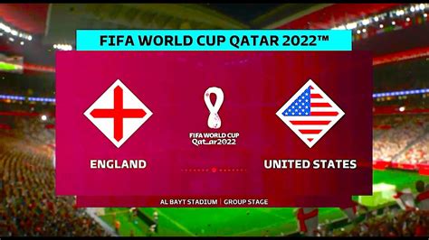 Fifa England Vs Usa World Cup Group Stage Xbox Series X Gameplay