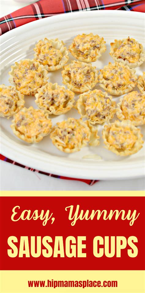 Easy And Yummy Sausage Cups Recipe Yummy Food Yummy Food