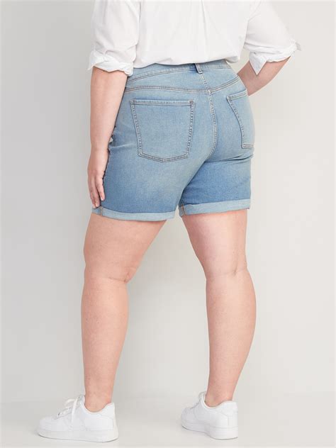 Mid Rise Wow Jean Shorts 7 Inch Inseam Old Navy