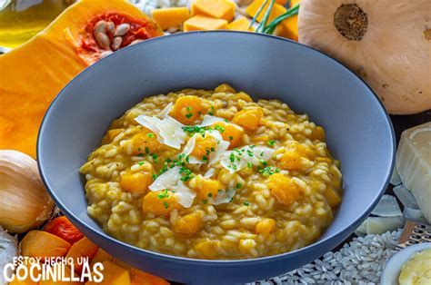 Receta de risotto de calabaza y queso parmesano Buenísimo