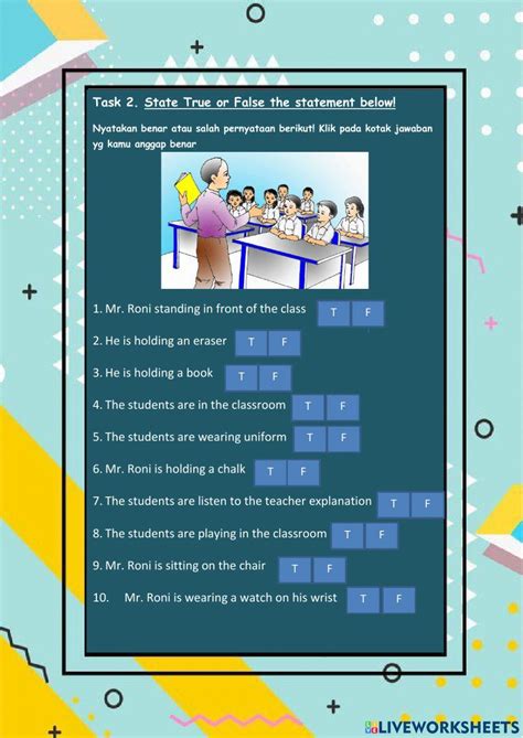 Bahasa Inggris Kelas 5 Bab Describing Worksheet Live Worksheets