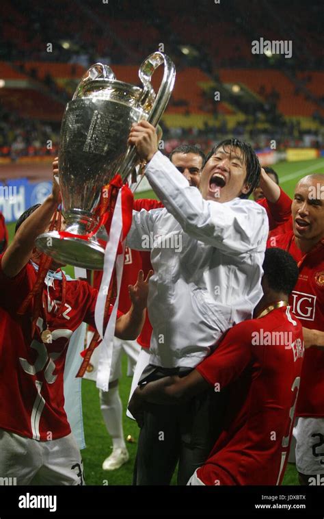 Ji Sung Park Manchester United Fc Luzhniki Stadium Moscow Russian