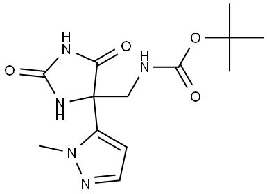 Tert Butyl 4 1 Methyl 1H Pyrazol 5 Yl 2 5 Dioxoimidazolidin 4 Yl