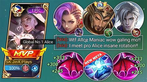 Alice Perfect Build Emblem Auto Maniac How To Pro Rotation Alice