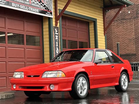 1993 Ford Mustang Svt Cobra Up For Auction