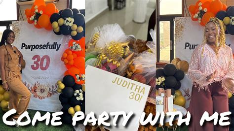 Classy 30th Birthday Party Of ⁠ Journeywithjuditha Youtube