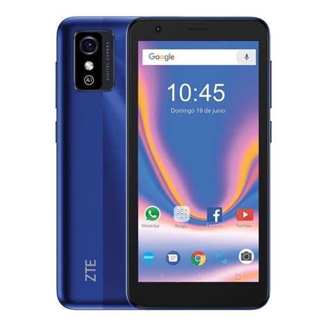 Smartphone Zte Blade L Gb Azul Telcel Walmart