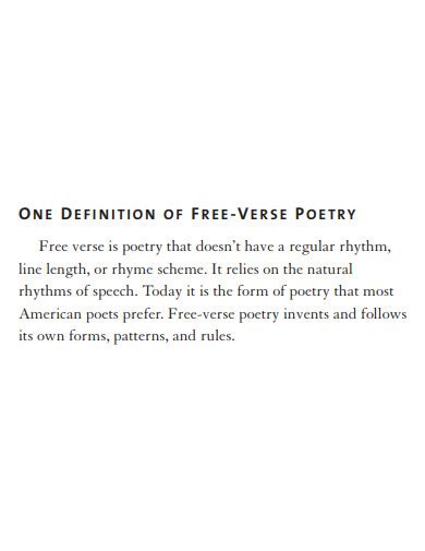 Verse Poem Examples Structure Types How To Write Pdf