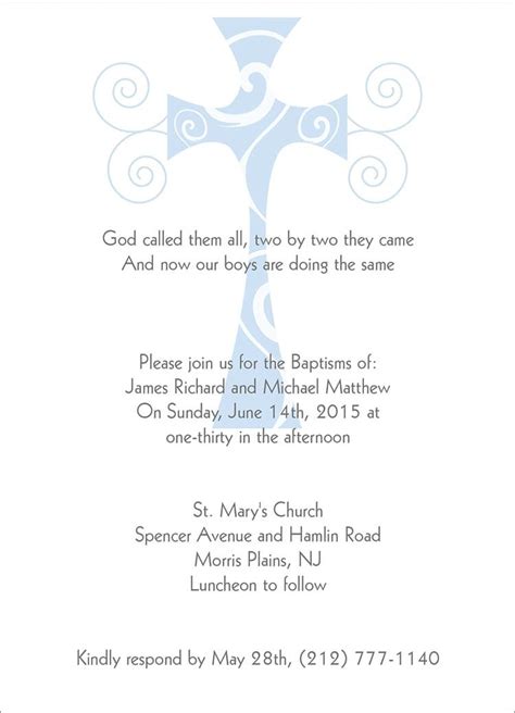 Baptism Invitation In Spanish