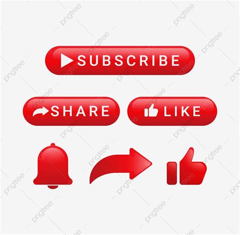 Like Comment Share Vector Hd Images 3d Like Comment Subscribe Share