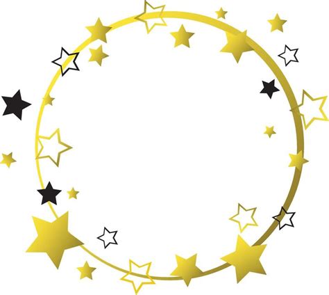 star circle vector art icons  graphics