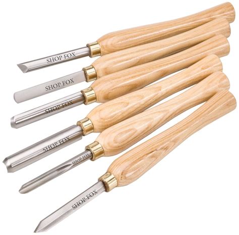 Shop Fox D3783 Lathe Chisel Set 6 Piece Wood Chisels