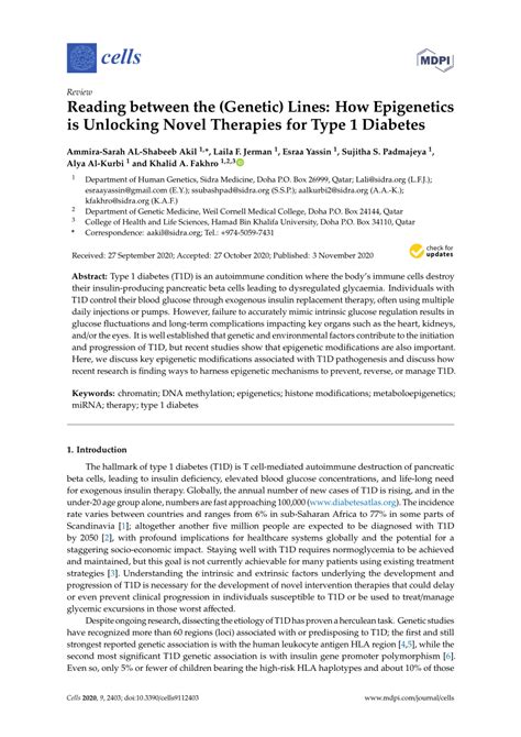 PDF Reading Between The Genetic Lines How Epigenetics Is Unlocking