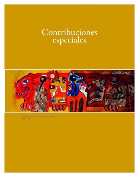 Pdf Contribuciones Especiales Dialnet Descarga Articulo