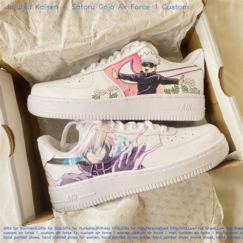 Jujutsu Kaisen Satoru Gojo Air Force 1 Custombuy Now Luxetsy Pu