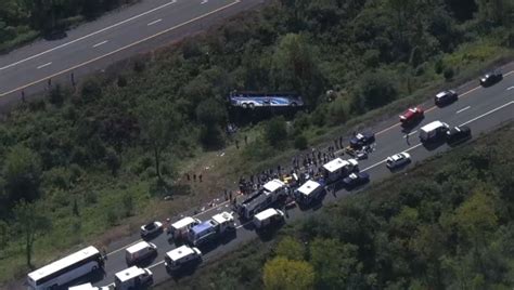 Driver Dead Multiple School Students Hurt In Serious Rollover Bus