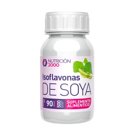 Isoflavonas De Soya Suplemento Alimenticios C Capsulas Nutricion