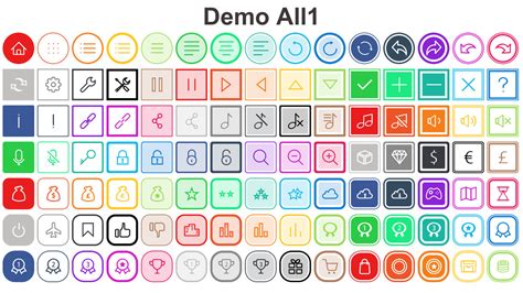 Clean Flat Buttons Icons 2