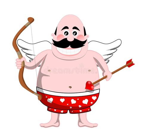 Cartoon Cupid With Bow And Arrow Stock Vector - Image: 28123662