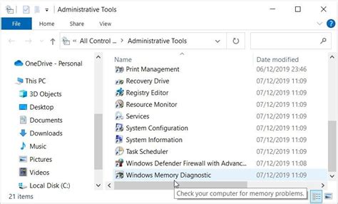 10 Ways To Open The Windows Memory Diagnostic Tool