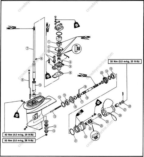 Lower Unit Exploded Diagram Crowley Marine