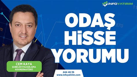 Cem Kaya dan ODAŞ Hisse Yorumu 1 Ağustos 2023 Tarihli Yayından İnfo