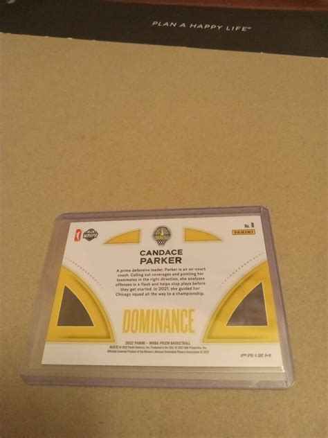 2022 Panini Prizm WNBA Dominance Green Prizm 238 Candace Parker For