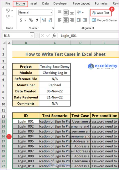 How To Write Test Cases In Excel Sheet With Easy Steps