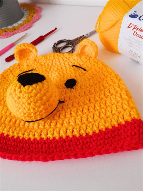 C Mo Tejer Gorro De Winnie Pooh A Crochet Ni O Ni A Unisex Paso A