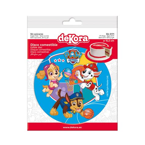 Disco Comestible Tarta Paw Patrol Zero Cm Dekora