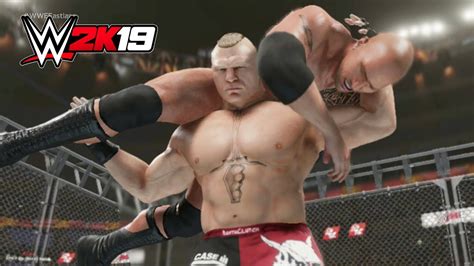 WWE 2K19 Brock Lesnar F5 Compilation YouTube