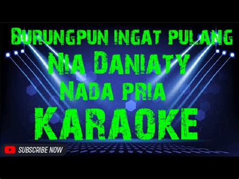 Burungpun Ingat Pulang Nada Pria Karaoke No Vokal Lirik HD YouTube