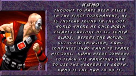 Ultimate Mortal Kombat III Genesis Mega Drive Biography And Ending