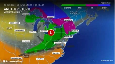 New Storm System Will Bring Wintry Mix To Parts Of Northeast Causing Slick Travel In Spots