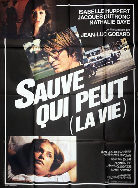 Sauve Qui Peut La Vie Every Man For Himself 47x63in Movie