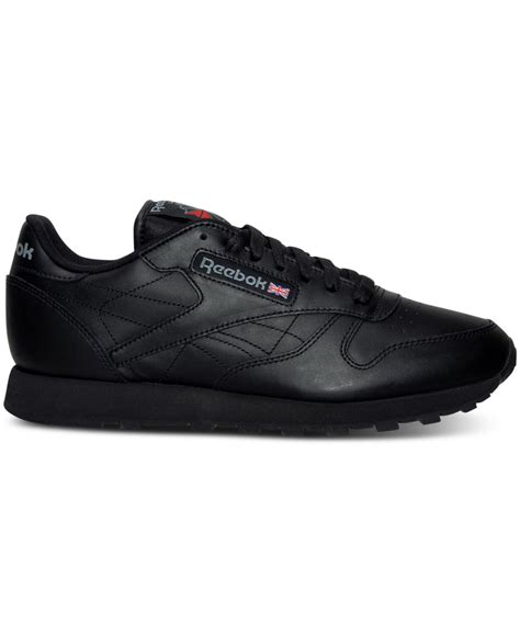 Lyst - Reebok Classic Leather Sneakers in Black for Men