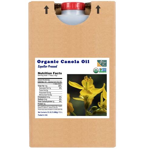 Organic Expeller Pressed 100% Canola OilBabaash USA