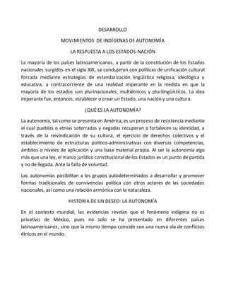 Ensayo De Antropologia Desarrollo PDF