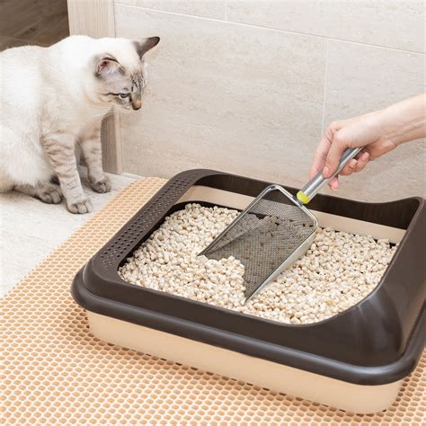 perfeclan stainless steel mesh scooper long handle deep shovel